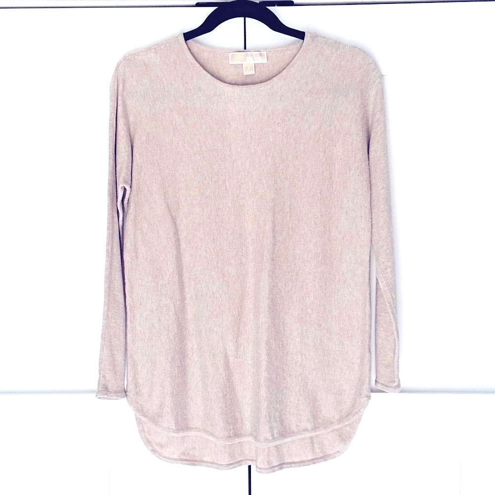 246. Michael Kors oatmeal long sleeve sweater
